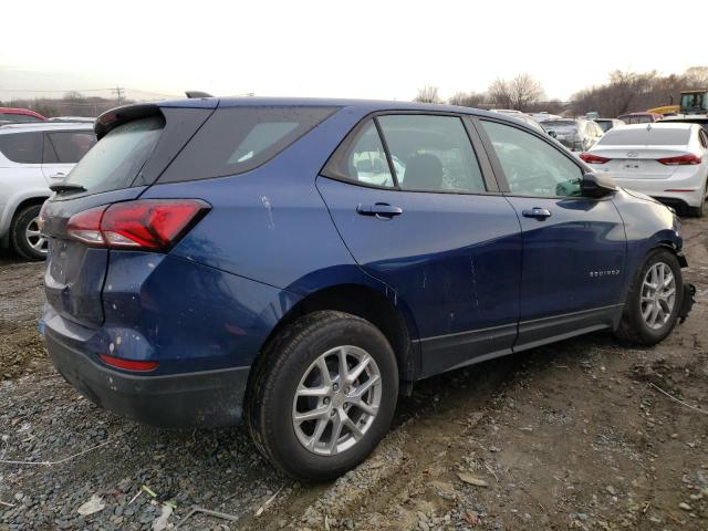 3GNAXFEV5NS152421 - 2022 CHEVROLET EQUINOX LS BLUE photo 3