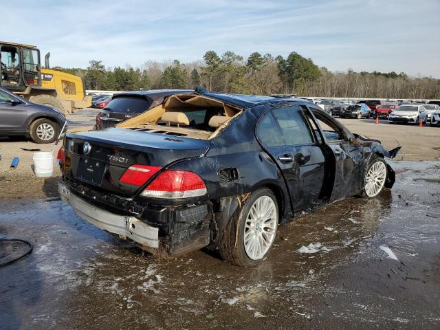 WBAHL83538DT13884 - 2008 BMW 750I I BLACK photo 3