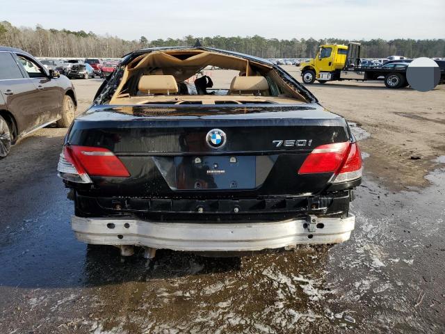 WBAHL83538DT13884 - 2008 BMW 750I I BLACK photo 6