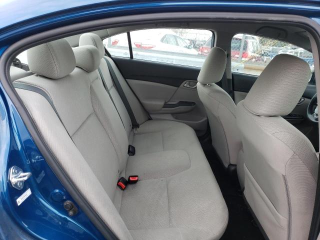 2HGFB2F57DH549541 - 2013 HONDA CIVIC LX BLUE photo 10