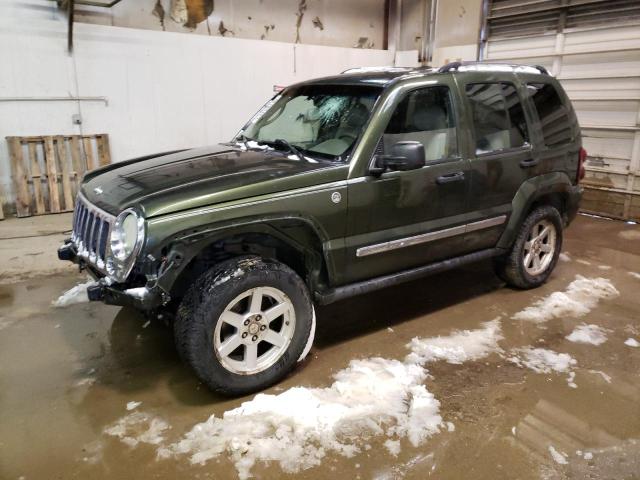 1J4GL58KX7W621210 - 2007 JEEP LIBERTY LIMITED GREEN photo 1