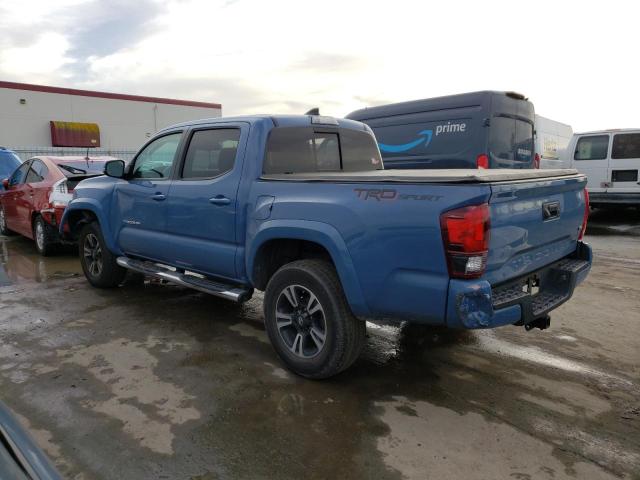3TMAZ5CN5KM092270 - 2019 TOYOTA TACOMA DOUBLE CAB 蓝色 照片 2