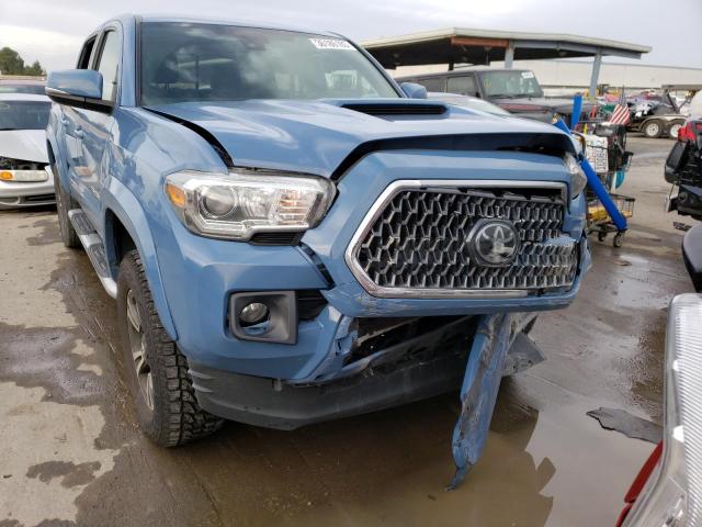 3TMAZ5CN5KM092270 - 2019 TOYOTA TACOMA DOUBLE CAB 蓝色 照片 5