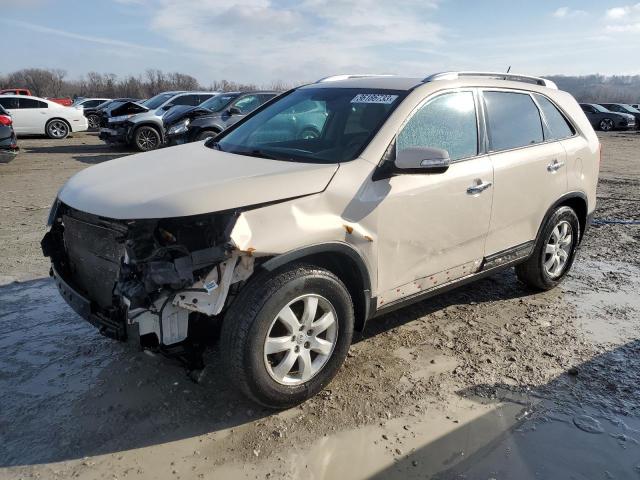 5XYKT4A61CG209000 - 2012 KIA SORENTO BASE WHITE photo 1