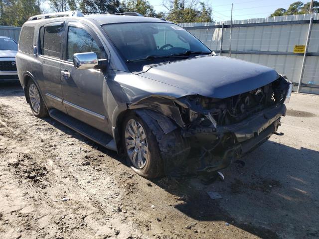 5N1AA0NE6FN622034 - 2015 NISSAN ARMADA PLATINUM GRAY photo 4