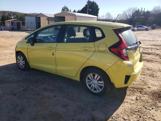 JHMGK5H50HS021421 - 2017 HONDA FIT LX YELLOW photo 2