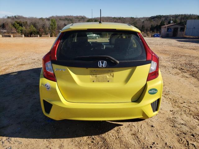 JHMGK5H50HS021421 - 2017 HONDA FIT LX YELLOW photo 6