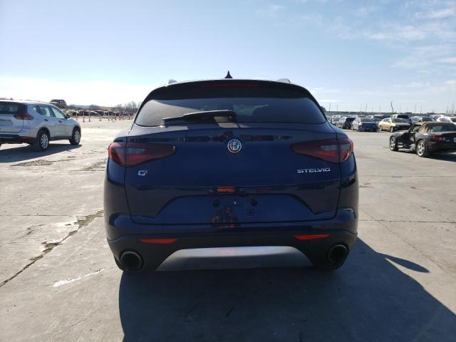 ZASPAKAN1K7C44498 - 2019 ALFA ROMEO STELVIO BLUE photo 6