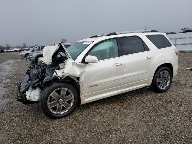 1GKKVTED3BJ212206 - 2011 GMC ACADIA DENALI WHITE photo 1