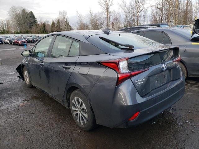 JTDL9MFU8N3031507 - 2022 TOYOTA PRIUS LE GRAY photo 2