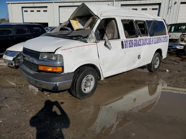 1GAZGYFG5E1183167 - 2014 CHEVROLET EXPRESS G3 LT WHITE photo 1