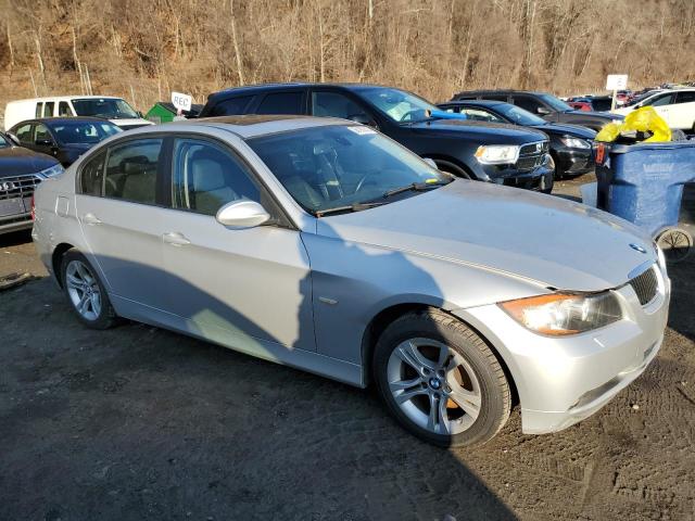 WBAVC53588A246850 - 2008 BMW 3 SERIES I SULEV SILVER photo 4