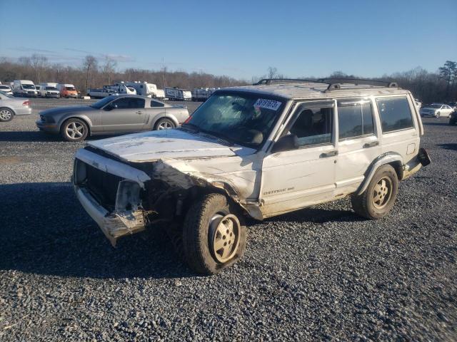 1J4FF68SXYL249220 - 2000 JEEP CHEROKEE LIMITED WHITE photo 1