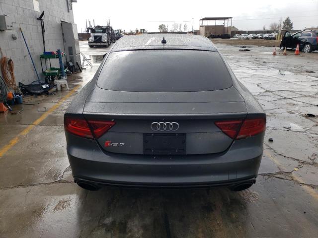 WUAW2AFC3EN903879 - 2014 AUDI RS7 GRAY photo 6