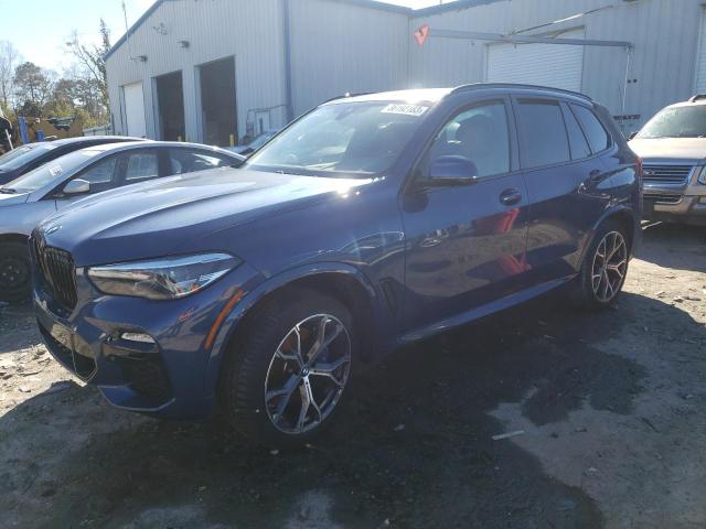 5UXCR4C02M9F66105 - 2021 BMW X5 SDRIVE 40I BLUE photo 1
