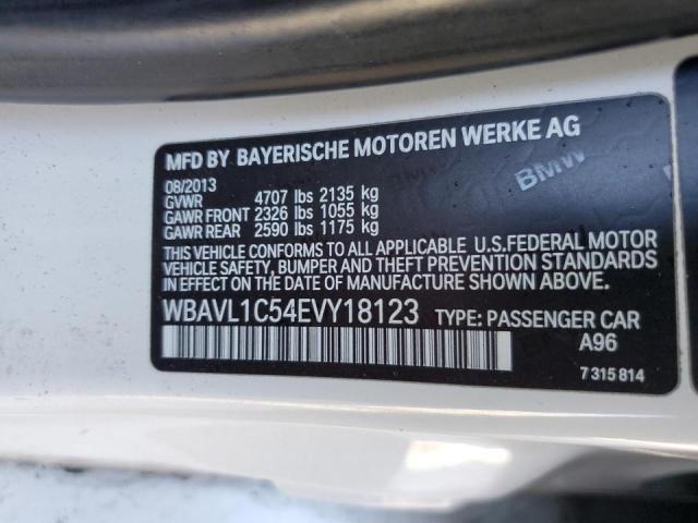 WBAVL1C54EVY18123 - 2014 BMW X1 XDRIVE28I WHITE photo 13