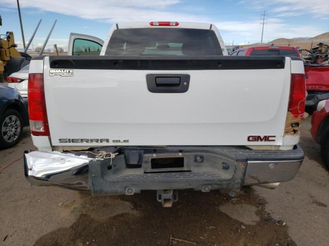 3GTP2VE73DG154361 - 2013 GMC SIERRA K1500 SLE WHITE photo 6