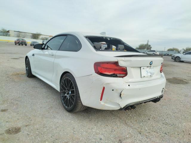 WBS2U7C05L7F02060 - 2020 BMW M2 COMPETI WHITE photo 2