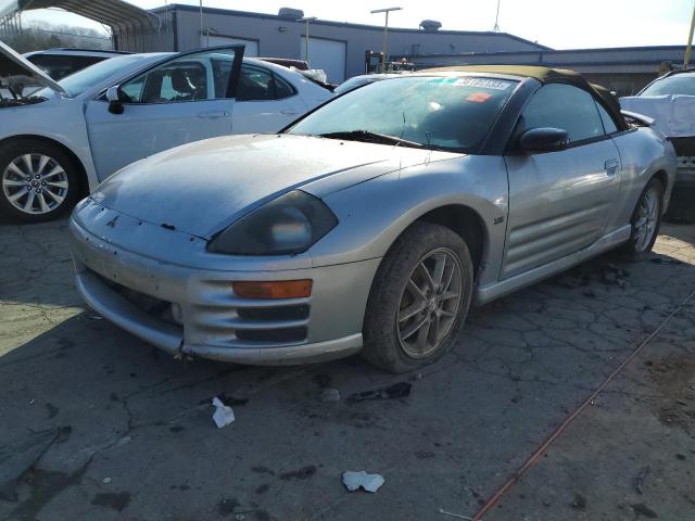 4A3AE55HX1E004995 - 2001 MITSUBISHI ECLIPSE SPYDER GT SILVER photo 1