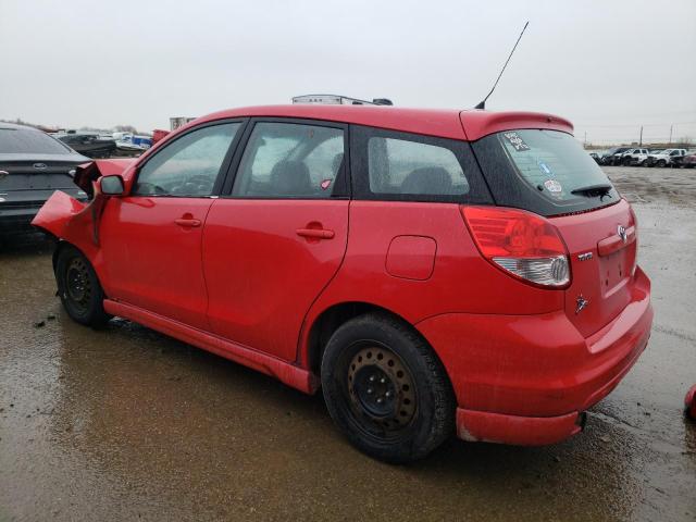2T1KR32E43C128728 - 2003 TOYOTA COROLLA MA XR RED photo 2