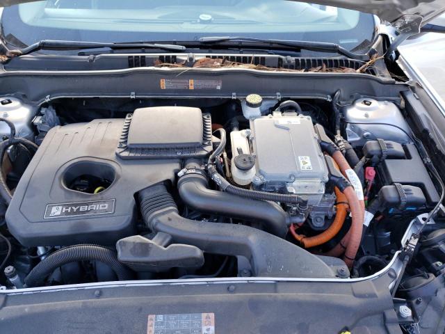 3FA6P0LU6JR235451 - 2018 FORD FUSION SE HYBRID SILVER photo 11