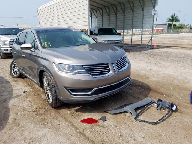 2LMTJ6LR2GBL33008 - 2016 LINCOLN MKX RESERVE  ფოტო 1