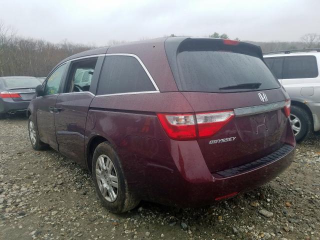 5FNRL5H27BB039268 - 2011 HONDA ODYSSEY LX  photo 3