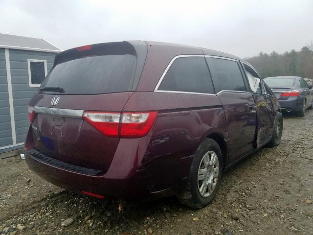 5FNRL5H27BB039268 - 2011 HONDA ODYSSEY LX  photo 4