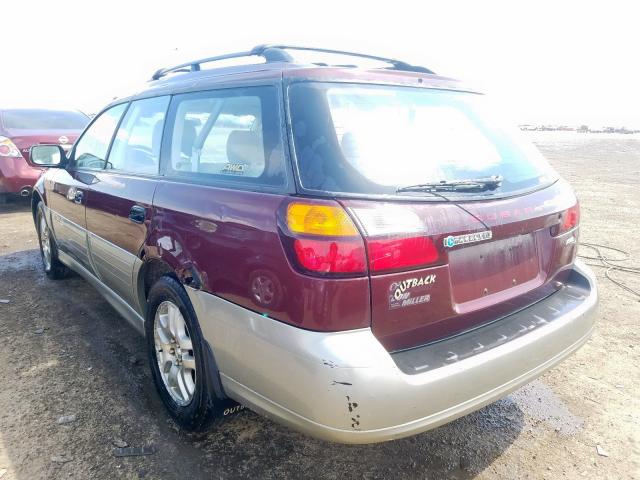 4S3BH6657Y7667531 - 2000 SUBARU LEGACY OUTBACK  photo 3