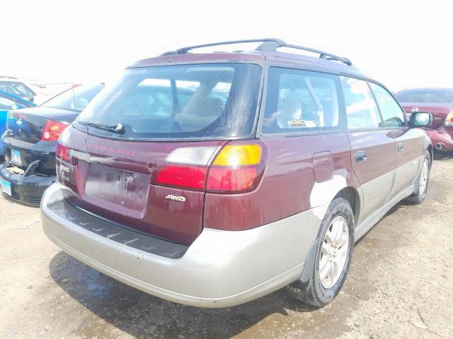 4S3BH6657Y7667531 - 2000 SUBARU LEGACY OUTBACK  photo 4