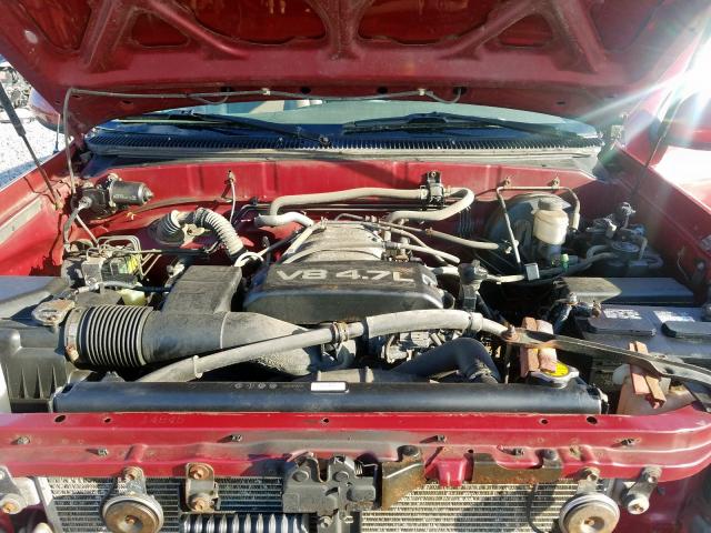 5TBBT4419YS050813 - 2000 TOYOTA TUNDRA ACCESS CAB  foto 7