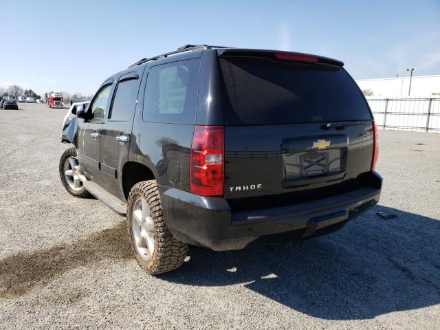 1GNSKBE00DR165854 - 2013 CHEVROLET TAHOE K1500 LT BLACK photo 3