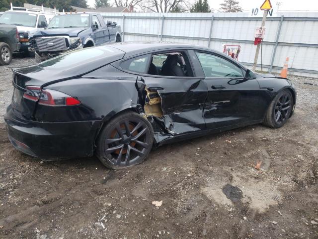 5YJSA1E53MF429396 - 2021 TESLA MODEL S Սև լուսանկար 3