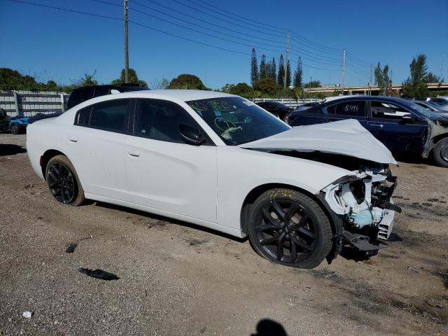 2C3CDXBG8NH130216 - 2022 DODGE CHARGER SXT WHITE photo 4