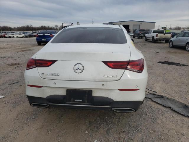 W1K5J4HB3LN119870 - 2020 MERCEDES-BENZ CLA 250 4MATIC WHITE photo 6