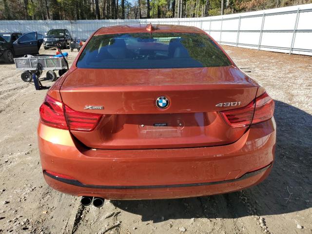 WBA4W5C54JAA49329 - 2018 BMW 430XI ORANGE photo 6