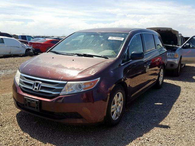 5FNRL5H28BB007607 - 2011 HONDA ODYSSEY LX  photo 2