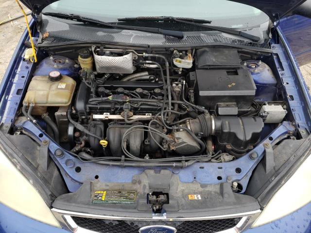 3FAFP31N45R116347 - 2005 FORD FOCUS ZX3 BLUE photo 11