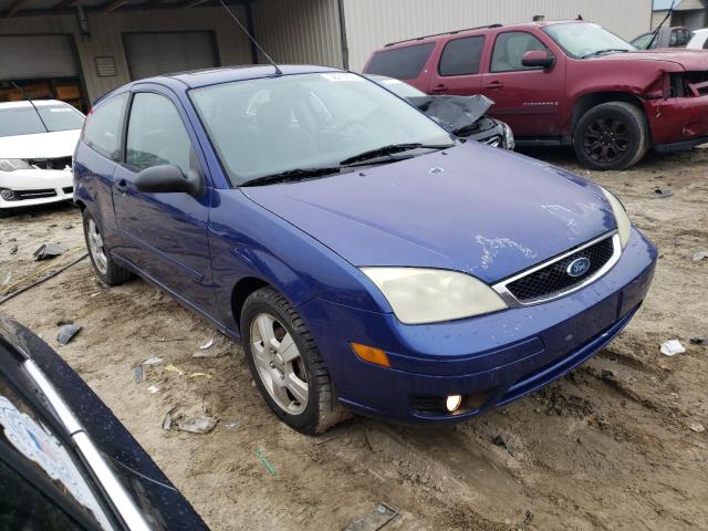 3FAFP31N45R116347 - 2005 FORD FOCUS ZX3 BLUE photo 4