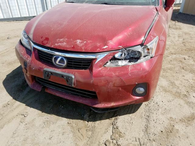 JTHKD5BH8D2127732 - 2013 LEXUS CT 200  photo 9