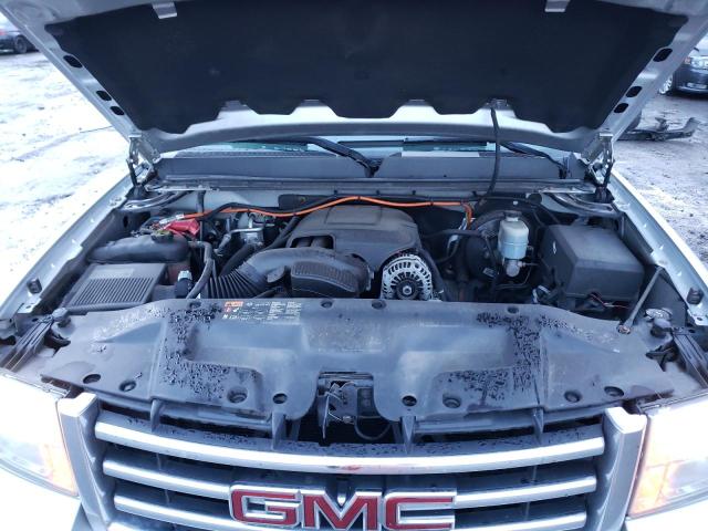 3GTP2VE72CG293654 - 2012 GMC SIERRA K1500 SLE SILVER photo 11