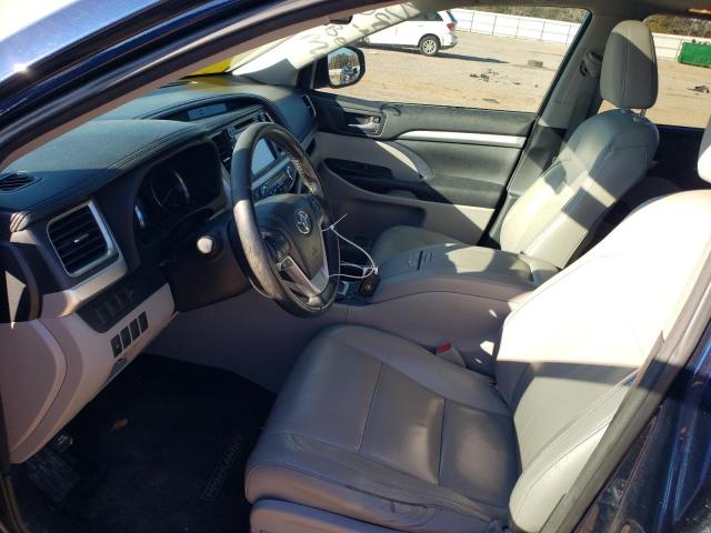 5TDKKRFH1ES011467 - 2014 TOYOTA HIGHLANDER XLE ლურჯი ფოტო 7