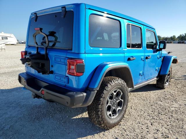 1C4JJXR62MW851950 - 2021 JEEP WRANGLER RUBICON 4XE BLUE photo 3