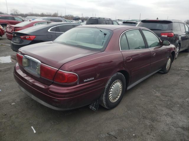 1G4HR54K41U282439 - 2001 BUICK LESABRE LIMITED BURGUNDY photo 3