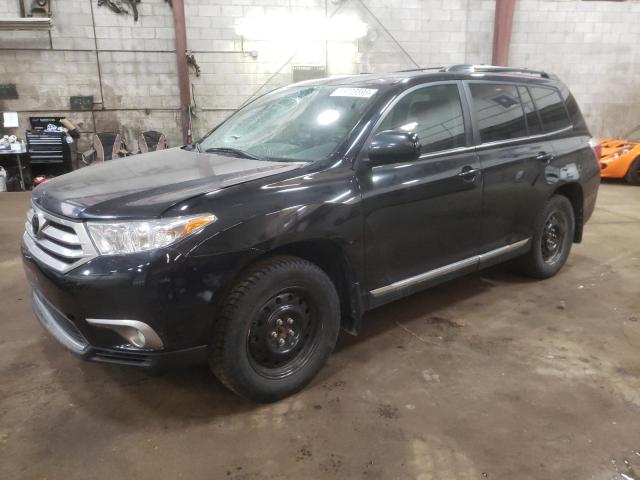 5TDBK3EH3DS247342 - 2013 TOYOTA HIGHLANDER BASE BLACK photo 1