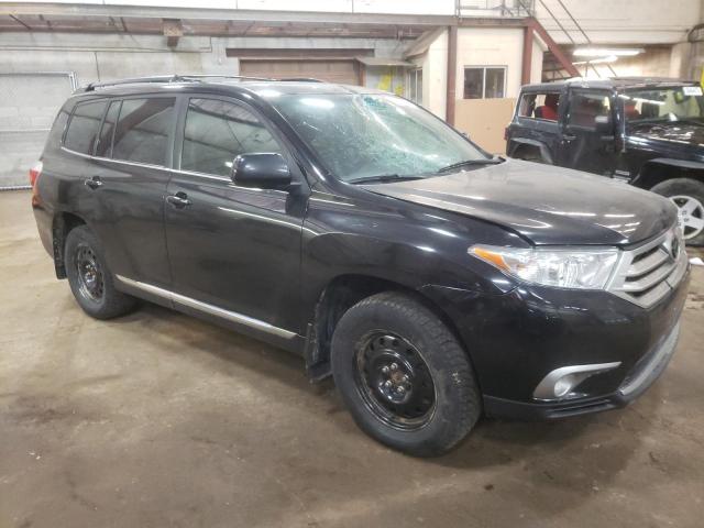 5TDBK3EH3DS247342 - 2013 TOYOTA HIGHLANDER BASE BLACK photo 4