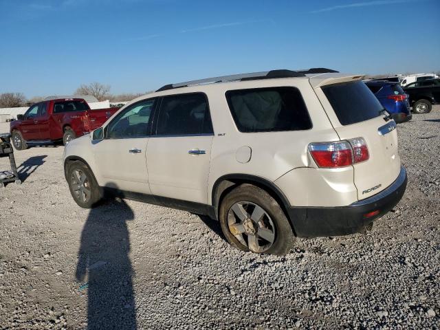 1GKKRSEDXBJ285782 - 2011 GMC ACADIA SLT-2 WHITE photo 2