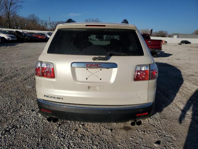 1GKKRSEDXBJ285782 - 2011 GMC ACADIA SLT-2 WHITE photo 6