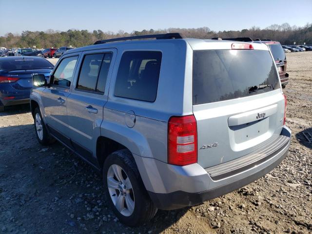 1C4NJRFB4ED555095 - 2014 JEEP PATRIOT LATITUDE BLUE photo 2