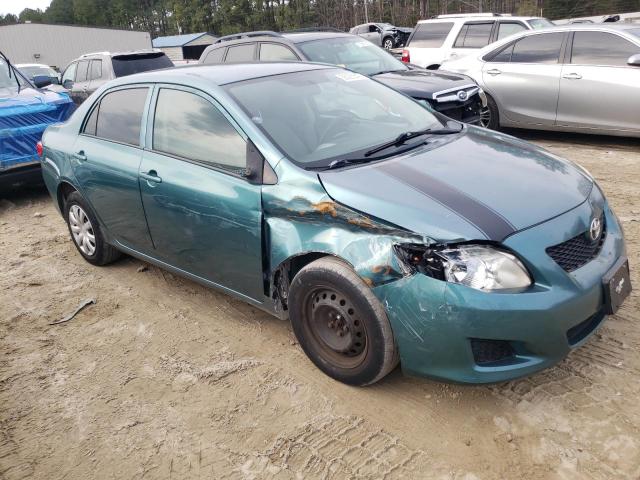 2T1BU4EE1AC238231 - 2010 TOYOTA COROLLA BASE TEAL photo 4